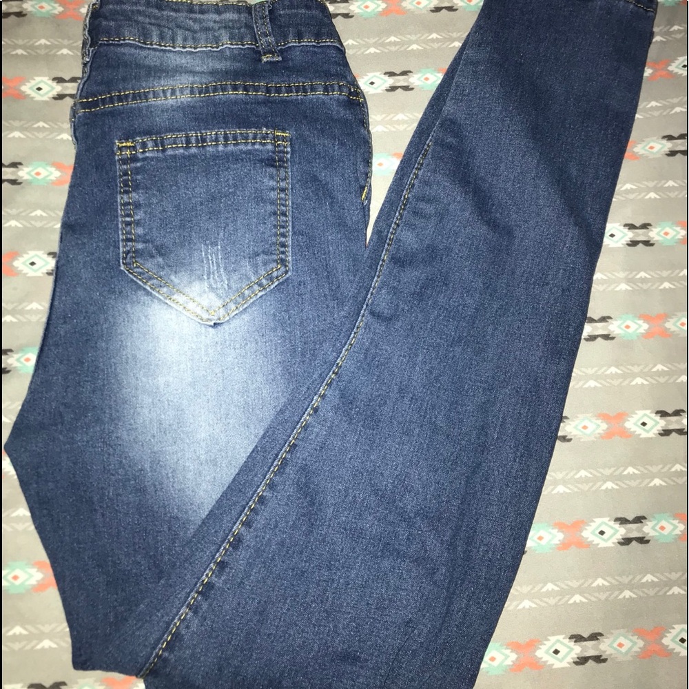 Distressed Jeans